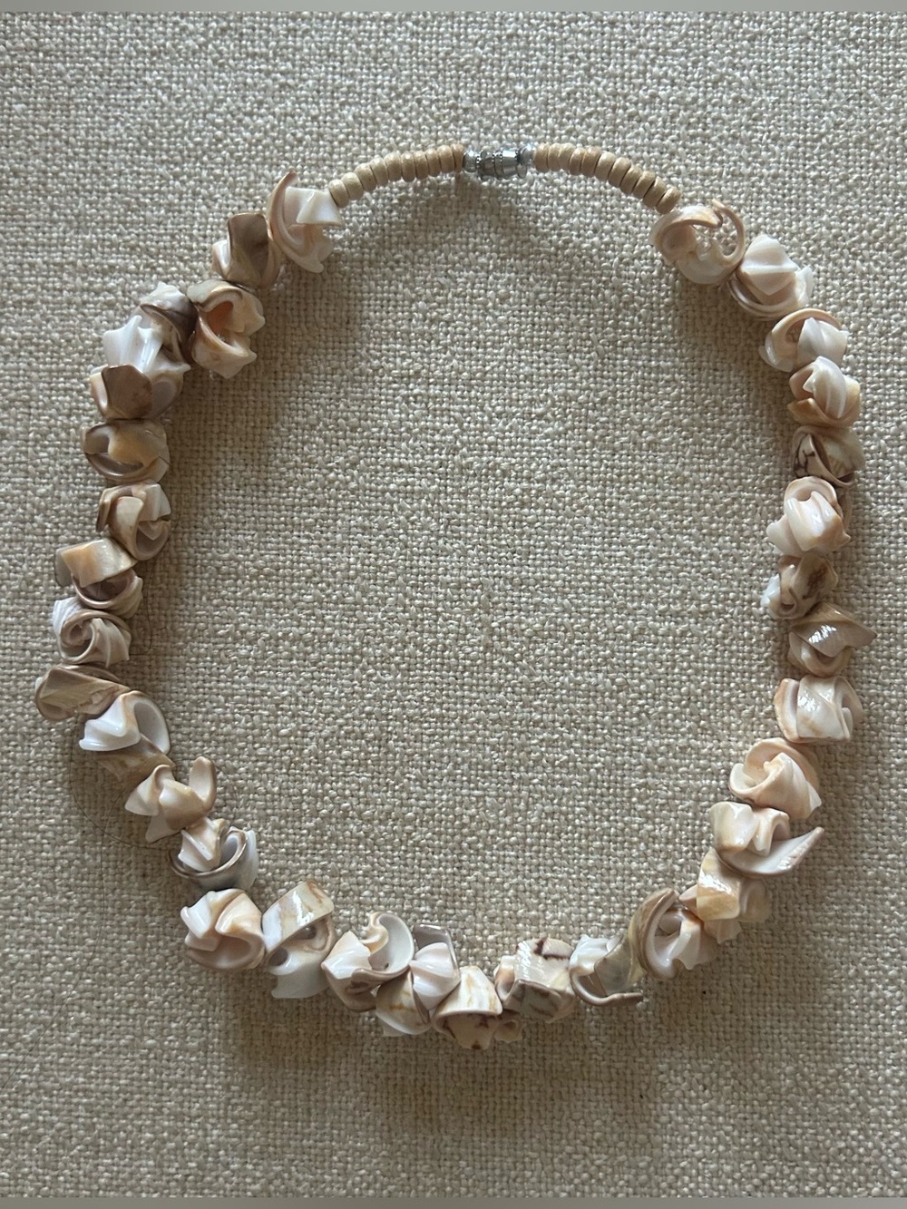 Handcrafted Shell Flower Necklace
